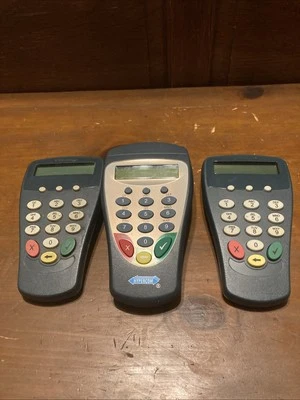 Lot of 2 Hypercom P1300 PINpads and 1 S9 without Cable **FOR PARTS OR REPAIR** - Image 1 of 4