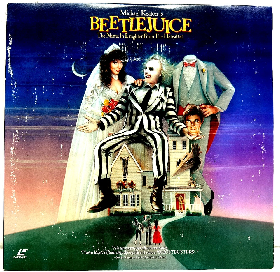 Beetlejuice лазерный диск 1991 Майкл Китон Тим Бертон - Изображение 1 из 4
