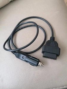 OBD2 Stecker bis Zigarettenanzünder Speicher Notfall Strom Kabel - Bild 1 von 1