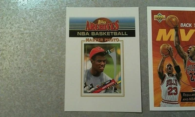 大卫·罗宾逊 SA 马刺 NBA 1993 年 Topps Archives Master 照片 预印 罕见 — 第 1/2 张图片