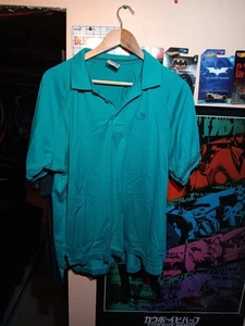 Vintage Turqoise Nike Challenge Court Polo Shirt Size Large - Picture 1 of 9