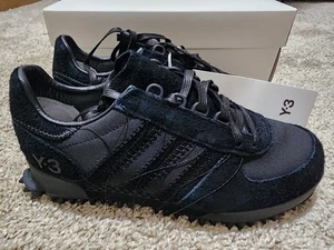 adidas Y-3 Marathon Triple Black HP3126 Sport Style Size 6 Men / Size 7.5 Women - Picture 1 of 9