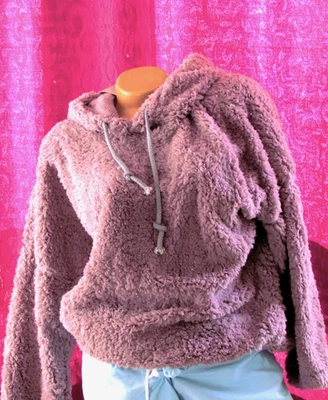 WINTER Pullover WARM Fleece Plüsch Damen Hoodie Jacke Kapuze Sweatshirt Sweater - Bild 1 von 4