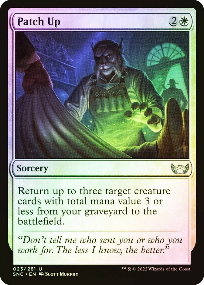 MTG FOIL Patch Up  - Streets of New Capenna #023 - Image 1 of 1