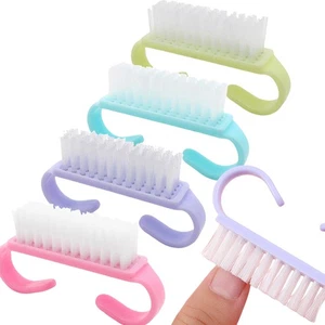 4Pcs Macaron Nail Brush Nail Art Cleaner Brushes Soft Dust Remover Cleaning Tool - Picture 1 of 7