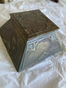 Antik Handwerker Stil SILVERCREST VERZIERT BRONZE TINTENFASS #2201 - Bild 1 von 13