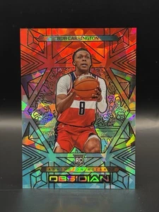 BUB CARRINGTON - 2024-25 Obsidian Basketball #179 - ROOKIE - Fire and Ice /49 - Picture 1 of 2