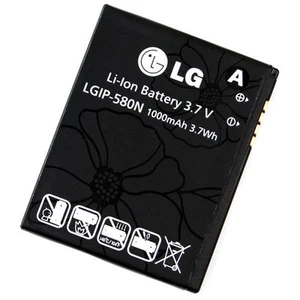 100% original BATTERIE 1000mAh (LGIP-580N) origine LG GC900 Viewty Smart - Photo 1 sur 1