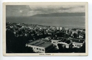 Astoria OR Ore 1946 (Clapsop Co) vista aérea, casas - Imagen 1 de 2
