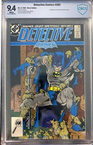 Detective Comics #585 1st Rat Catcher CBCS 9.4 (Not CGC) - Foto 1 di 3