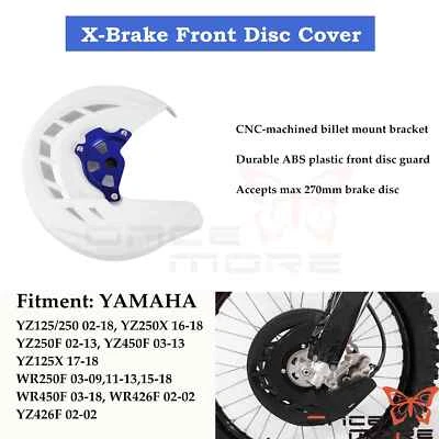 Cubierta de disco delantera X-Brake para moto Yamaha YZ125 250 450 WR426 250 450  Foto 1 de 4