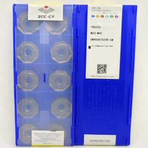 10 piezas Herramientas ONHU08T624R-GM YBG205 ZCC.CT CNC hoja insertos de carburo originales - Imagen 1 de 4