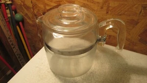 Old Pyrex Flameware Glass coffee Pot- 6 cup- no inserts - Picture 1 of 1