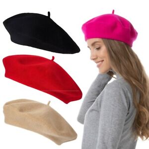 Wool Beret Hat Autumn Ladies Fashion French Warm Hat Cute Ladies Hat Winter 