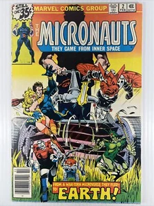 Micronauts #2 Vol. 1 Marvel Comics 1978 Newsstand Edition VF - Picture 1 of 5