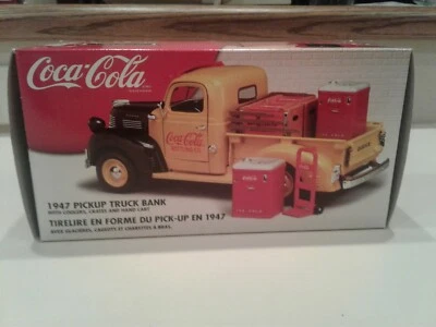 ERTL COLLECTIBLES "1947 DODGE PICKUP TRUCK BANK COCA-COLA" - 1:25 SCALE - NEW - Image 1 of 4