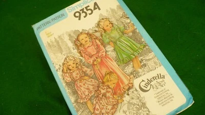 Simplicity  5354 Cinderella clothing sewing pattern size 3-6 - Image 1 of 2