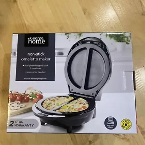 George Home - Non Stick Omelette Maker - Makes 2 Delicious Omelettes - Picture 1 of 3