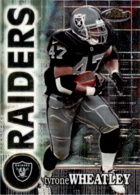 2000 Topps Finest Tyrone Wheatley Football Cards #40 - Image 1 of 2