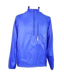 Battenwear 100% Nylon Blue Chest Pocket Half Zip Windbreaker Jacket NWT Size M