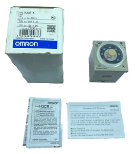 Relé temporizador de estado sólido Omron H3CR-A 1.2s a 300h 100to240VAC 100-125VDC 50-60Hz - Imagen 1 de 18