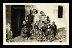 DR JIM STAMPS US POSTCARD REAL PHOTO MUSICIANS GRANADA GYPSY DANCE UNPOSTED