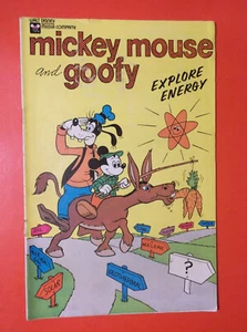 MICKEY MOUSE AND GOOFY EXPLORE ENERGY - VG- 3.5 - 1976 EXXON GIVEAWAY - Picture 1 of 5