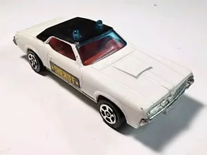Vintage Corgi Juniors Whizzwheels Mercury Cougar XR7 1/64 Diecast Sheriff - Picture 1 of 10