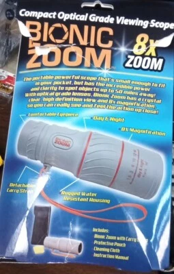 Bionic Zoom Compact Optical Grade Viewing Scope 8x Zoom - Image 1 of 4