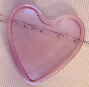 Pink Heart Posavasos Soporte para Bebidas Estera de Cerveza Almohadilla de Té Navidad Joyería Bandeja Soporte - Imagen 1 de 3