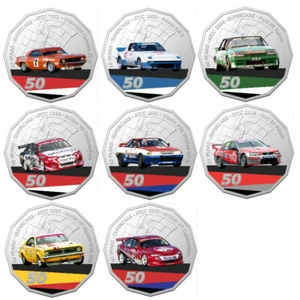 2020 60 Years of Australian Supercars Champions Eight Single Coins - Picture 1 of 9