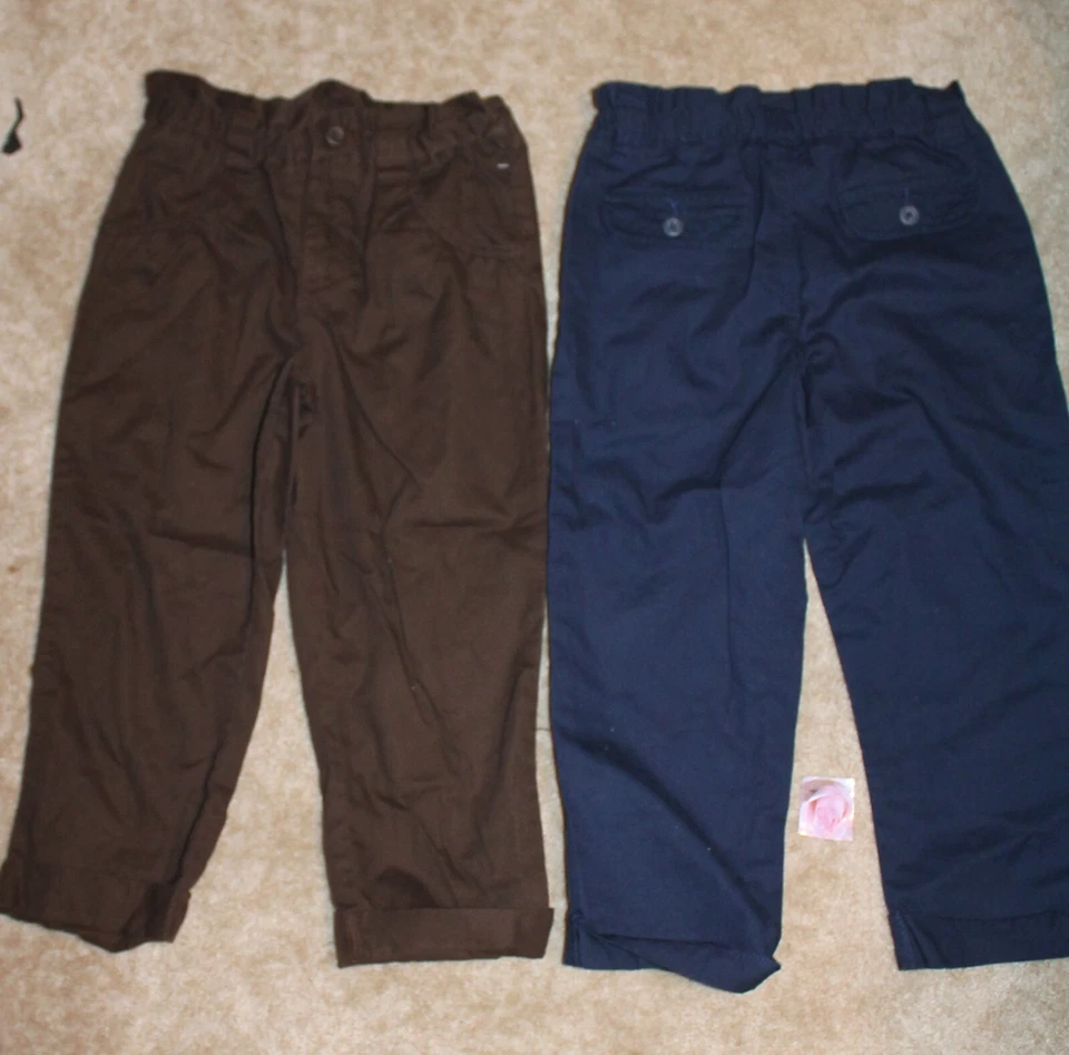 LOTE DE 2 * PANTALONES CHEROKEE PARA NIÑAS TALLA 6X (azul marino y marrón) usados en excelente estado Foto 1 de 1