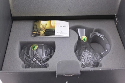 WATERFORD CRYSTAL ARAGLIN FOOTED CREAMER & SUGAR BOWL SET - NIB - Image 1 of 4