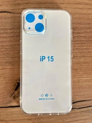 OBA STYLE COVER PER IPHONE 15 6.1" MORBIDA TRASPARENTE BUMPER CELLULARE + PELLICOLA