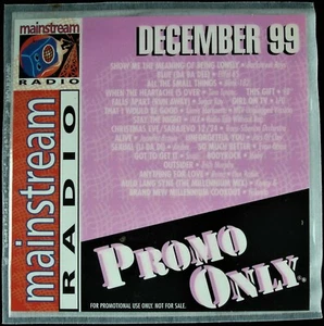 PROMO ONLY "MAINSTREAM RADIO DECEMBER 1999" DJ PROMO CD COMPILATION AMBER *NEW* - Picture 1 of 3