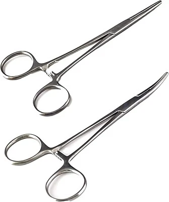 Versatile Angling Tools with 2pc 5 Inch Fishing Forceps Set - Stainless Steel - Image 1 of 4