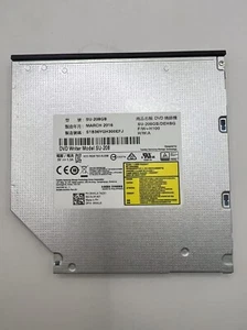 Unidad de DVD RW Toshiba Samsung SU-208 SU-208 GB/DEHBG 0NNKJX NNKJX - Bisel plateado - Imagen 1 de 3