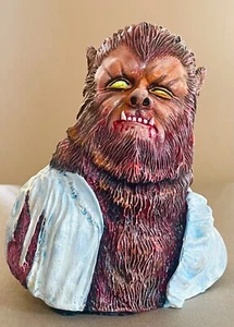 Busto de resina MALDICIÓN DEL HOMBRE LOBO con RAK trabajo de pintura personalizado MONSTRUO - ¡EL ÚLTIMO!!! - Imagen 1 de 6