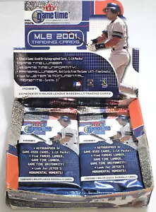 2001 Fleer Game Time MLB Major League Baseball Trading Cards Sealed Hobby Pack - Picture 1 of 4