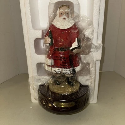 VTG MUSICAL DUNCAN ROYALE SODA POP SANTA 11" PLAYS HERE COMES SANTA CLAUSE+BOX - Image 1 of 4