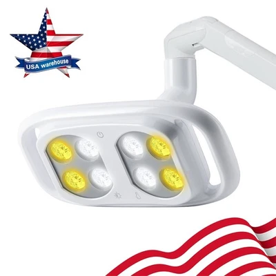 Lámpara Dental 8 LED Lámpara Luz Oral 10W Ra95 Para Unidad Silla 5 Niveles Ajustable Foto 1 de 4
