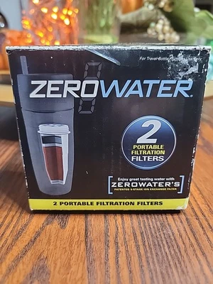 NEW Sealed Zero Water (ZR-230) 2-Pack Stage 5 Portable Water Filters (Tumblers) - Image 1 of 4