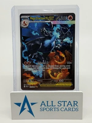 Mega Charizard X EX Special Illustration Rare 125/094 Phantasmal Flames EN CLEAN - Image 1 of 2