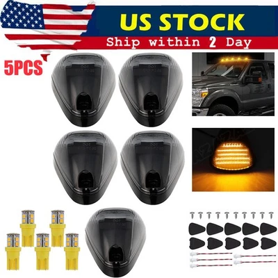 For 99-16 Ford F250 F350 F450 5Pc Super Duty LED Cab Roof Marker Running Lights - Image 1 of 4