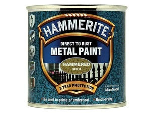 Hammerite - Peinture métallisée dorée finition martelée 250ml - Imagen 1 de 1