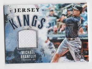 2019 PANINI DIAMOND KINGS BASEBALL JERSEY KINGS MICHAEL BRANTLEY INDIANS JERSEY - Picture 1 of 2