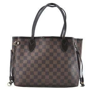 echt Louis Vuitton Damier Neverfull PM Schultertasche Beuteltasche Tasche N51109 LV 8348M - Bild 1 von 10