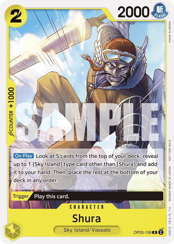 Shura (Tournament Pack Vol. 7) OP05-106 OPTCG Promotion Cards Regular (R)  - Image 1 of 1