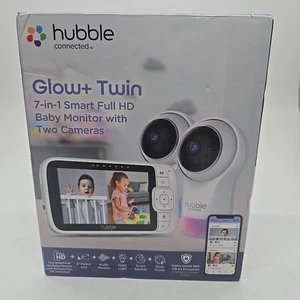Hubble Connected Nursery Pal Glow Twin 5 Video Smart WiFi Baby Monitor HCSNPGLX2 - Picture 1 of 14