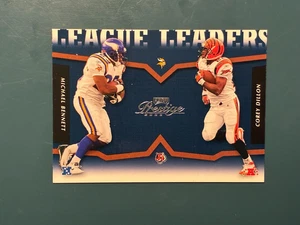 2003 Playoff Prestige Michael Bennett Corey Dillon Leaders della Lega /2002 - Foto 1 di 2